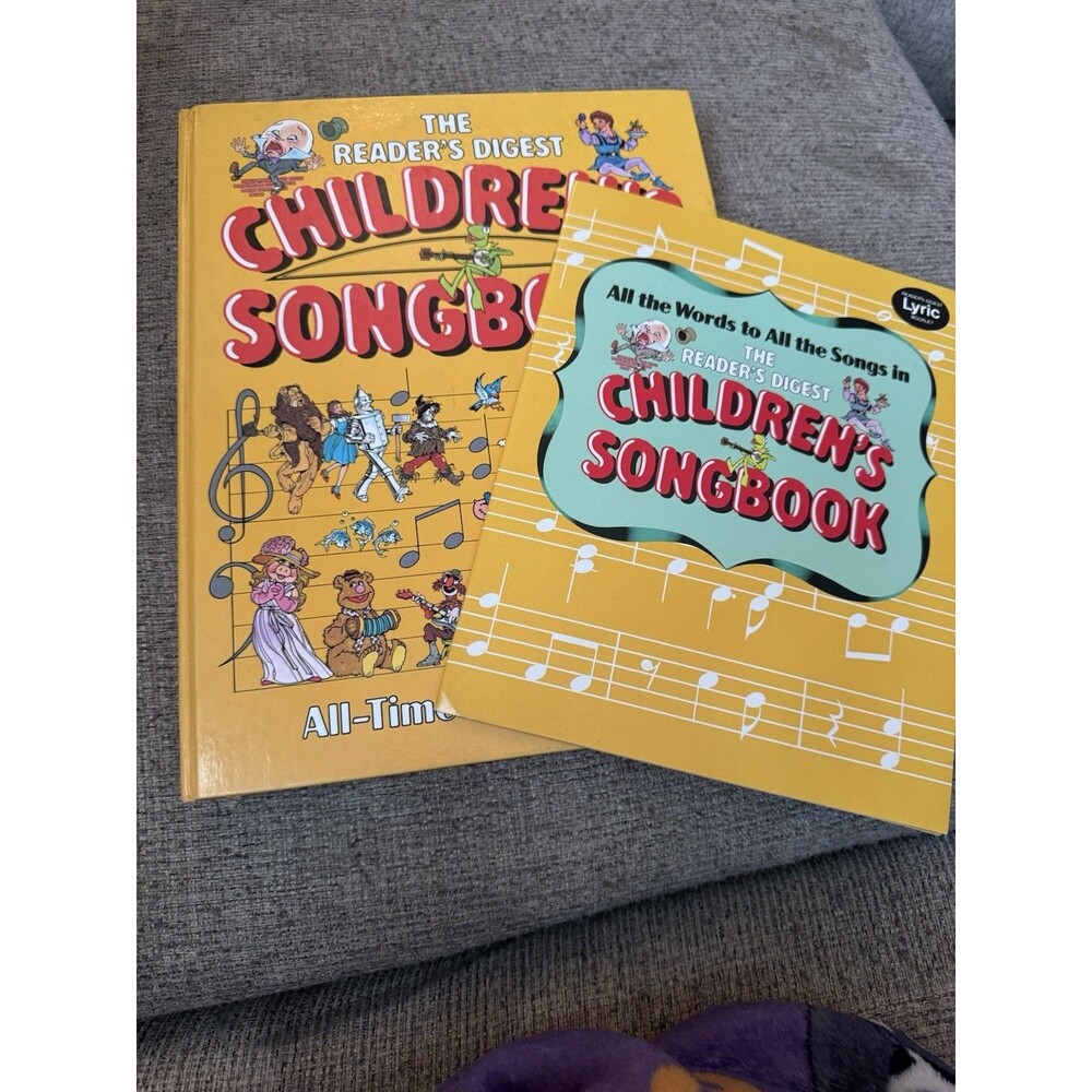 VINTAGE SPIRAL 1985 READERS DIGEST CHILDRENS SONGBOOK & LYRIC BOOK SONGS MUSIC